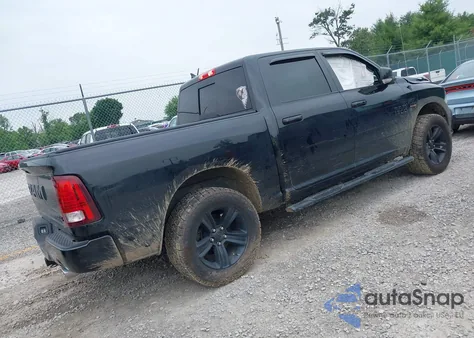 2018 Ram 1500 Night 4X4 5'7 Box z USA, uszkodzony, nr VIN 1C6RR7MT0JS135714